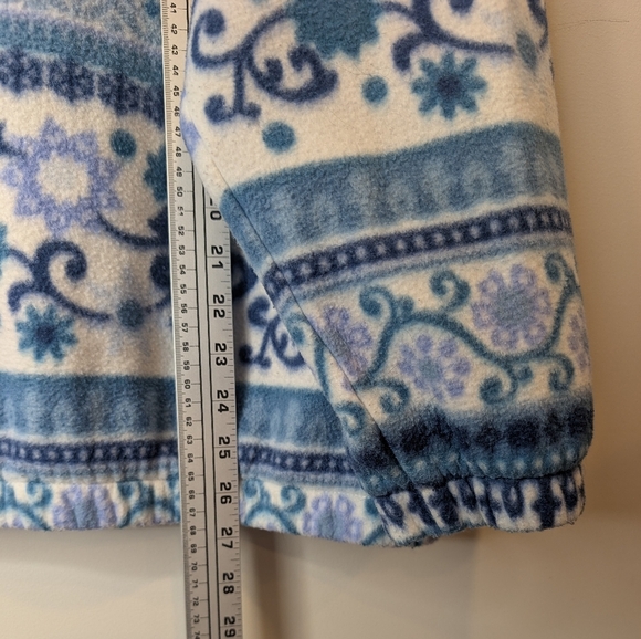 Alfred Dunner Women's L Patterned Fleece Full Zip Sweater - Picture 13 of 14